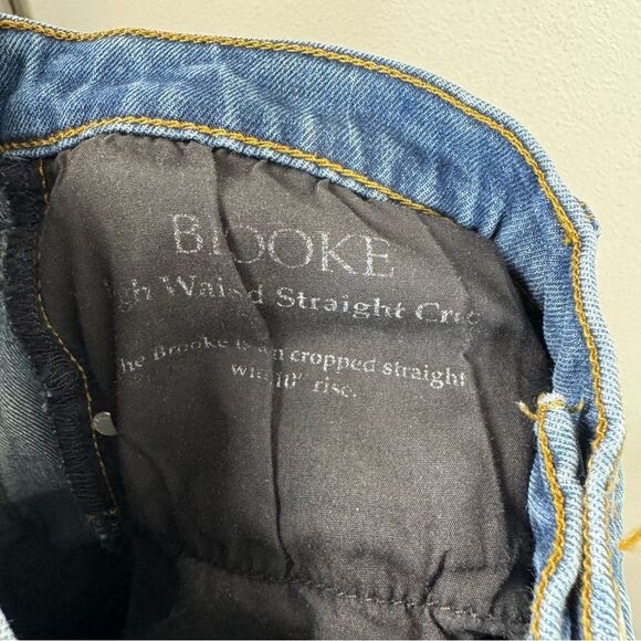 Black Orchid Brooke High Waist Straight Crop Jeans On My Mind Wash Size 29 - Picture 8 of 10